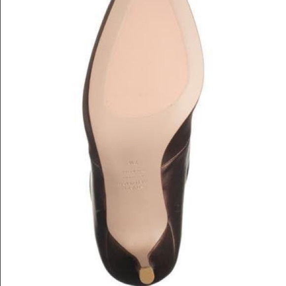 STUART WEITZMAN SATIN Cling Stretch Boots - Picture 5 of 8